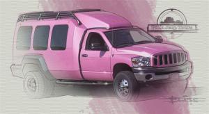 Dodge Ram 3500 Pink Jeep 2008 года